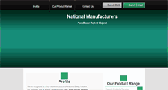 Desktop Screenshot of nationalmanufacture.com