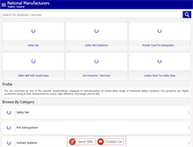 Tablet Screenshot of nationalmanufacture.com